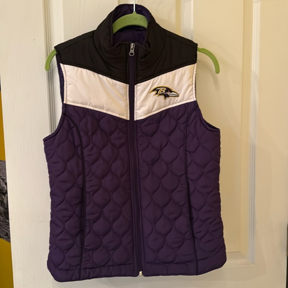 Baltimore Ravens quilted vest